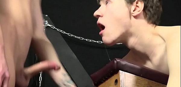  Restrained and gagged twink gets dominated by his boyfriend
